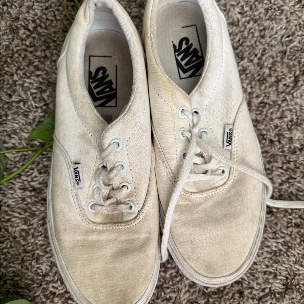 Vans white Canvas Shoes